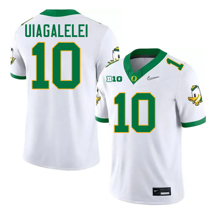 Matayo Uiagalelei Oregon Jersey,Oregon Ducks Football Uniforms Youth-White 2024